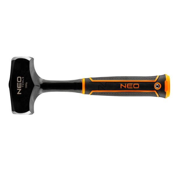 Кувалда Neo Tools, 1500 г, монолітна конструкція, загартована сталь 25-107