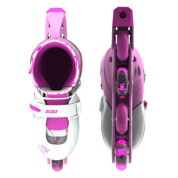 Роликові ковзани Neon Inline, розмір 30-33, рожевий