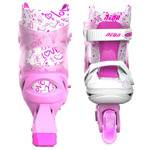 Роликові ковзани Neon Inline, розмір 30-33, рожевий