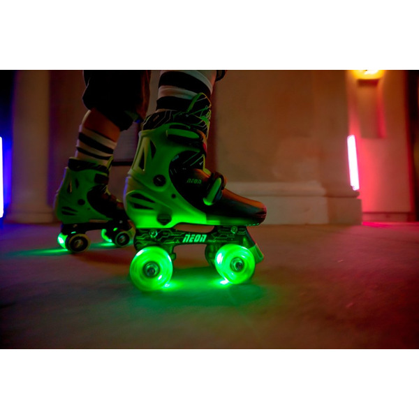 Роликові ковзани Neon Сombo, розмір 30-33, салатовий