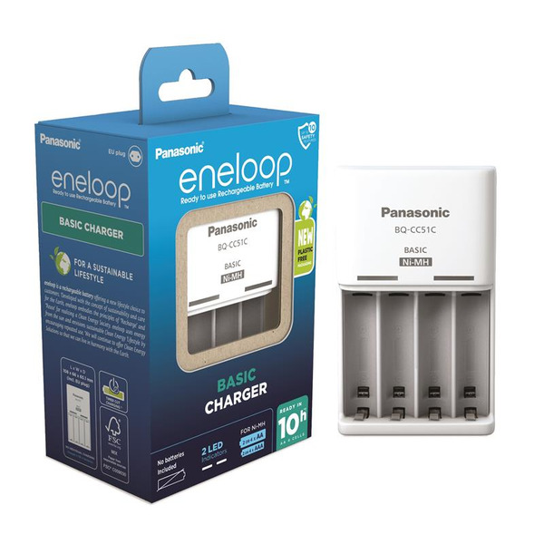 Зарядний пристрій Panasonic Basic Charger, для АА/ААА акумуляторів