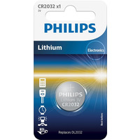 Батарейка Philips   літієва CR2032  блістер, 1 шт