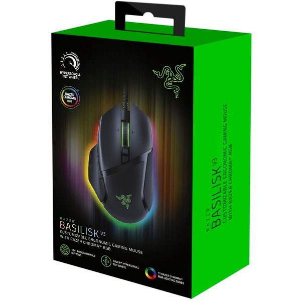 Мышь Razer Basilisk V3 Black (RZ01-04000100-R3M1)