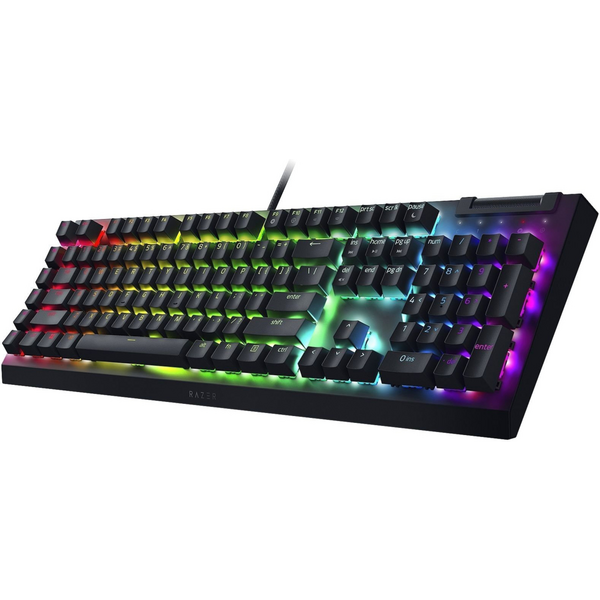 Клавіатура Razer BlackWidow V4 X Yellow Switch RU Black RZ03-04702500-R3R1