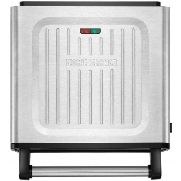 Гриль George Foreman прижимний Smokeless Grill 1575Вт, темп. режимів-1, з`ємні пластини, пластик, чорний