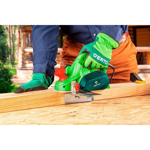 Перчатки рабочие Verto, синтетическая кожа, размер 9, зеленые