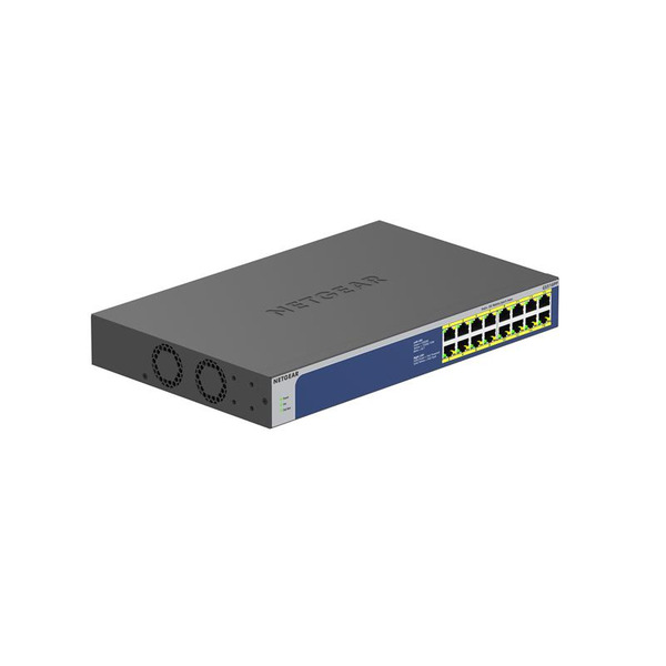 Комутатор NETGEAR GS516PP 16xGE PoE+(260Вт), некерований