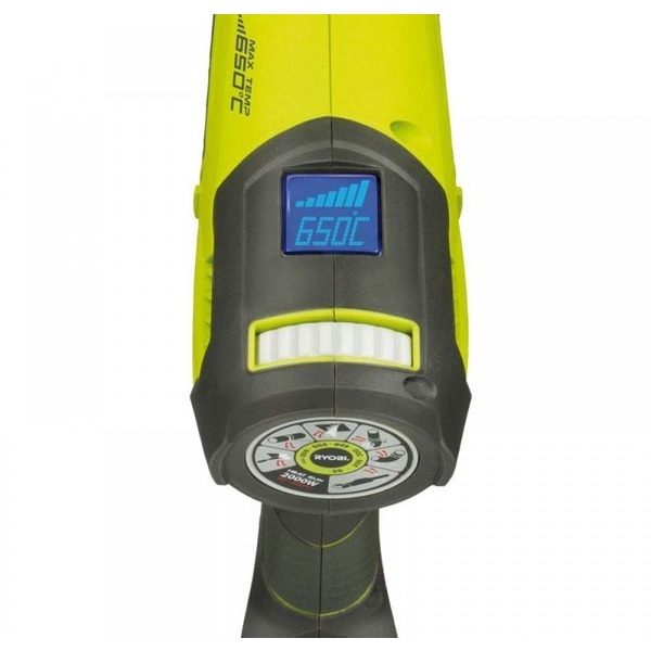 Фен Ryobi EHG2020LCD промисловий, 2000Вт (5133001730)