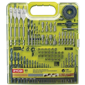 Набір біт і свердел Ryobi RAKDD90, 90 шт (5132004665)