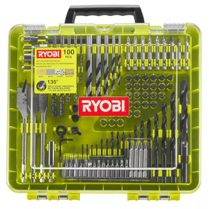 Набір свердел і біт Ryobi RAKDD100, 100 шт