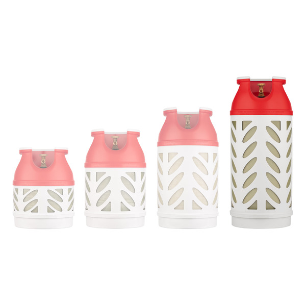 Балон газовий композитний Hexagon Ragasco 33.5л HR33.5L, пропан/бутан 14кг/16,5кг, 20бар, вентиль Shell (український стандарт), 7.5 кг