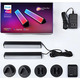 Набір адаптивного підсвічування Govee H6056 RGBICWW WiFi + Bluetooth Flow Plus Light Bars RGB Чорний (H60563D1)