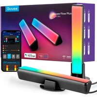 Набір адаптивного підсвічування Govee H6056 RGBICWW WiFi + Bluetooth Flow Plus Light Bars RGB Чорний (H60563D1)