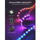 Набір адаптивного підсвічування Govee H605C Envisual TV Backlight T2 with Dual Cameras 75-85'' RGB Чорний (H605C312)