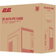 Корпус 2E Alfa E130 без БП 2xUSB3.0, 1xUSB2.0 1x80мм VGA 320мм ATX чёрный