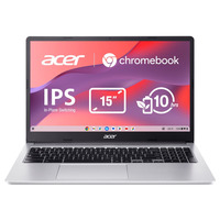 Ноутбук Acer Chromebook CB315-4H 15" FHD IPS, Intel C N4500, 4GB, F128GB, UMA, ChromeOS, серебристый