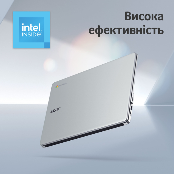 Ноутбук Acer Chromebook CB315-5H 15" FHD IPS, Intel C N100, 8GB, F128GB, UMA, ChromeOS, серебристый