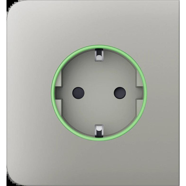 Бічна панель для розетки, що вбудовується Ajax SideCover for Outlet smart, Jeweler, бездротова, oyster