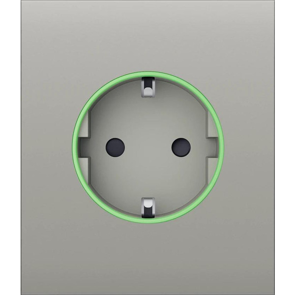 Фронтальна панель Ajax CenterCover for Outlet smart, Jeweler, бездротова, oyster