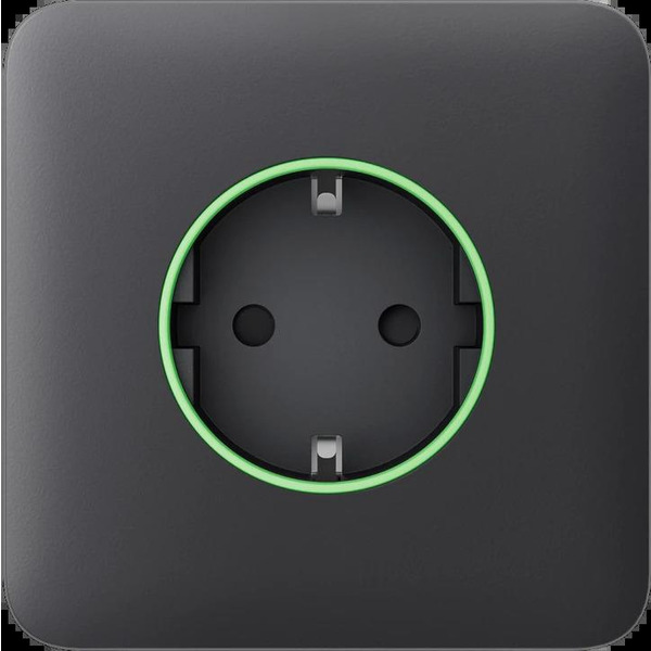 Передня панель для розетки Ajax SoloCover for Outlet smart, Jeweler, бездротовий, graphite