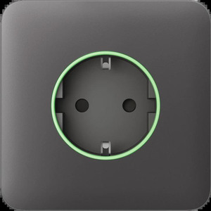 Передняя панель для встраиваемой розетки Ajax SoloCover for Outlet smart, Jeweler, беспроводной, grey