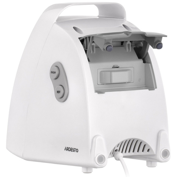 Мясорубка Ardesto, 1900Вт, 1.8кг/мин, 3 решетки, насадка для колбас, кеббе, 4 терки, пластик, белый