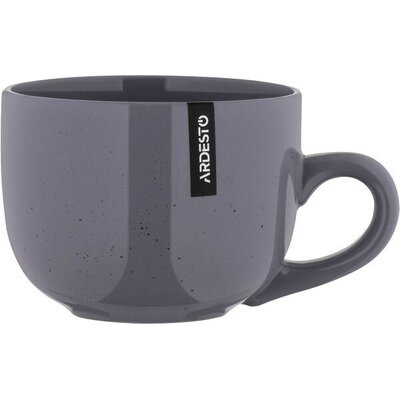 Чашка Ardesto Bagheria 480 мл Grey кераміка (AR2648GREY)