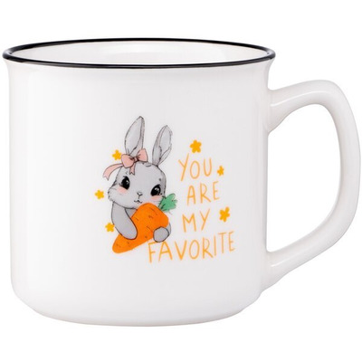 Чашка Ardesto Cute rabbit 320 мл порцеляна AR3460