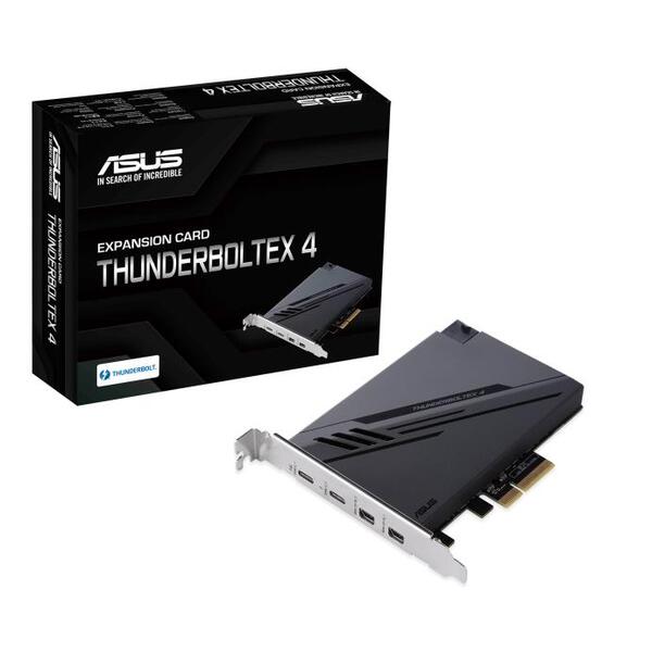 Плата-адаптер PCIe ASUS ThunderboltEX 4 USB Type-C PCIe 3.0 X4 Expansion Card (90MC09P0-M0EAY0)