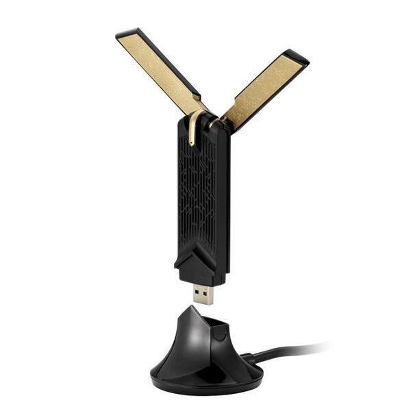Wi-Fi адаптер ASUS USB-AX56 с подставкой (90IG06H0-MO0R00)