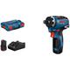 Шуруповерт-дрель аккумуляторный Bosch GSR 12V-35 HX, 12В 2х3.0Ач, 20/35Нм, 20+1, 460/1750об/мин, 0.57 кг