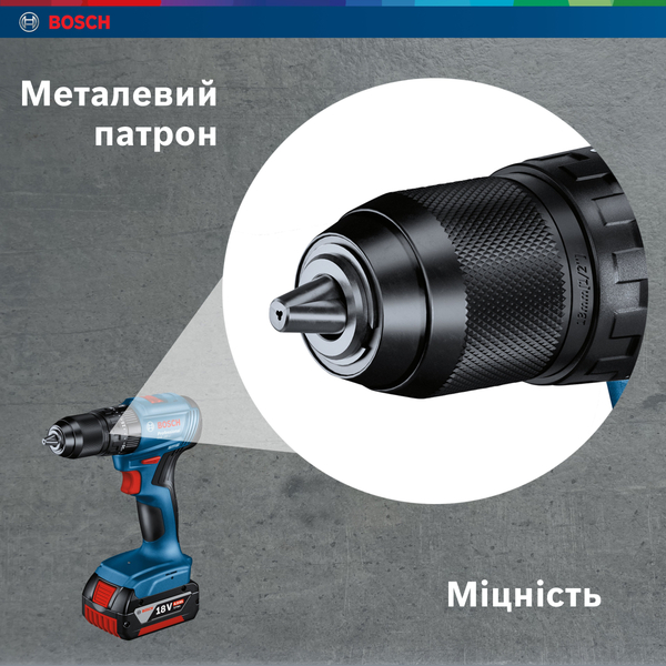 Акумуляторний ударний дриль-шуруповерт Bosch GSB 185-LI (0.601.9K3.100)