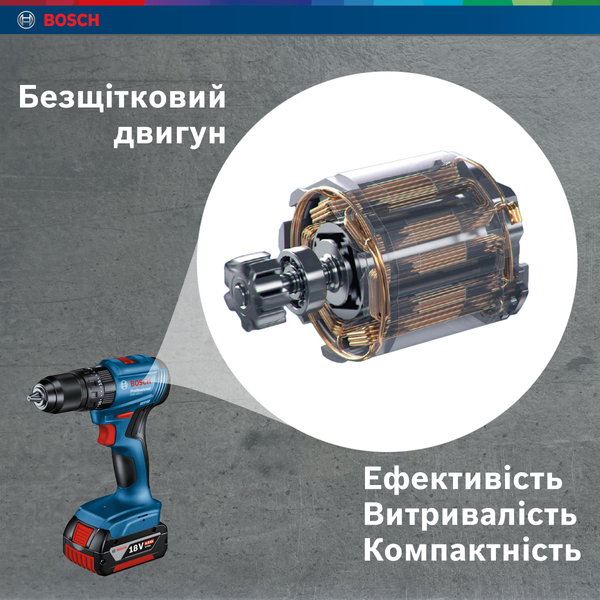 Акумуляторний ударний дриль-шуруповерт Bosch GSB 185-LI (0.601.9K3.100)