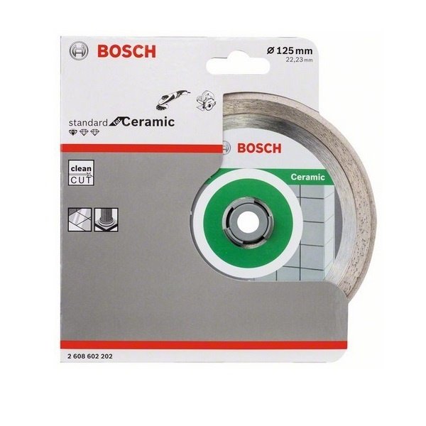 Круг алмазний відрізний Bosch Professional for Ceramic 125х1,6 (2608602202)