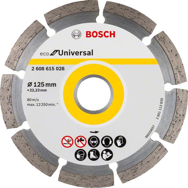 Круг алмазний відрізний Bosch ECO Universal 125 мм (2608615028)