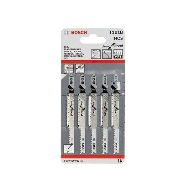 Набір полотен для лобзика Bosch 5 шт. (2607011169)