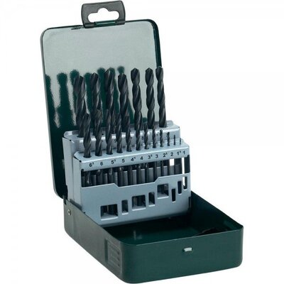 Набор сверл по металлу Bosch HSS-R, 19шт, 1-10мм