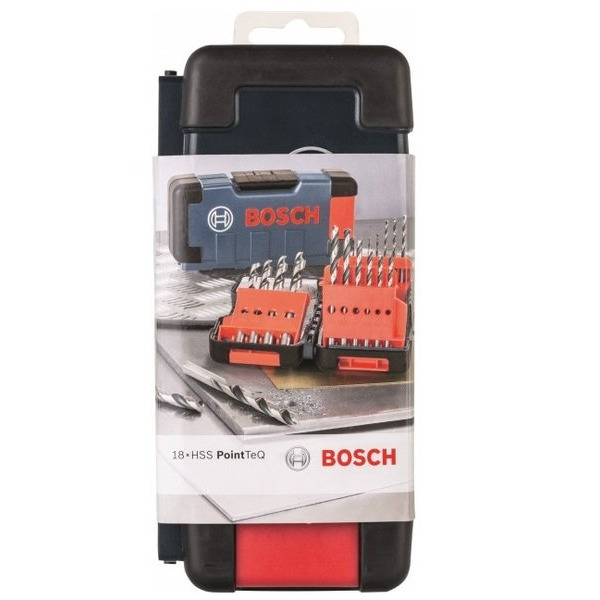 Набор сверл по металу HSS PointTeQ ToughBox 18 шт.