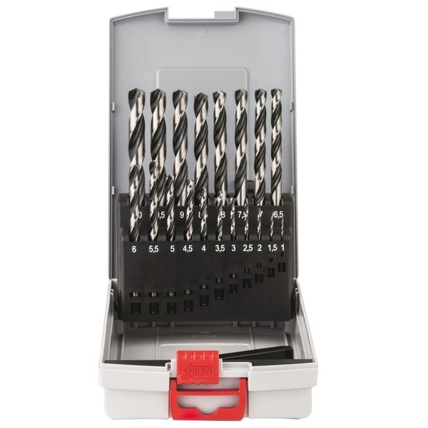 Набір свердел по металу HSS PointTeQ ProBox 19 шт