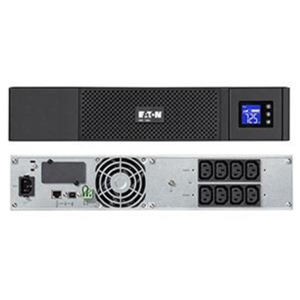 Джерело безперебійного живлення Eaton 5SC, 1500VA/1050W, RM 2U, LCD, USB, RS232, 8xC13