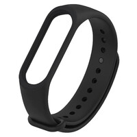 Ремінець для фітнес браслету Mi Band 3/4 (Silicon) Black