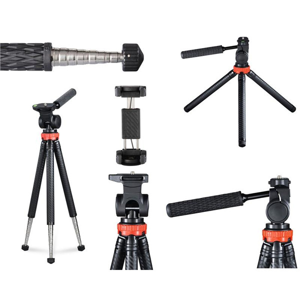 Штатив для смартфонів  Hama Tripod 106 2D, 25.5 -106 cm, чорний