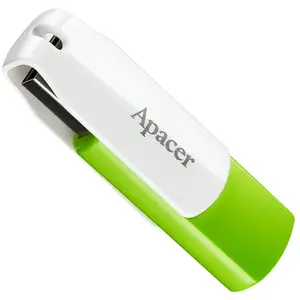 Флеш-накопитель USB 64GB Apacer AH335 White/Green (AP64GAH335G-1)