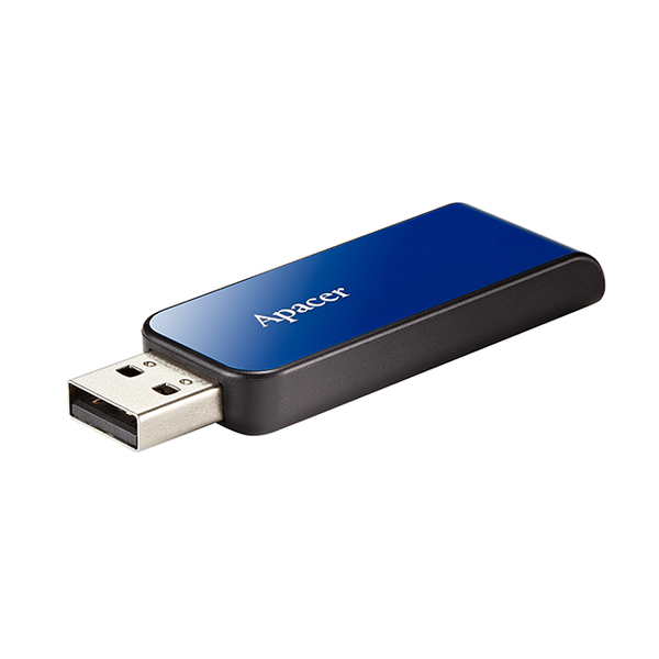 Флеш-накопитель USB  64GB Apacer AH334 Blue (AP64GAH334U-1)