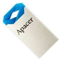 Флеш-накопичувач USB 64GB Apacer AH111 Silver/Blue (AP64GAH111U-1)