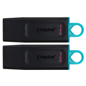 USB-Флешка USB 3.2 64GB Kingston DataTraveler Exodia Black/Blue 2 Pieces (DTX/64GB-2P)