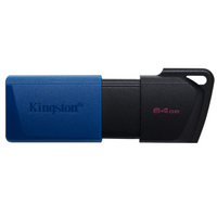 Флеш-накопичувач USB3.2 2x64GB Kingston DataTraveler Exodia M Black/Blue (DTXM/64GB-2P)