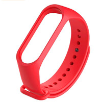 Ремінець для фітнес браслету Mi Band 3/4 (Silicon) Red