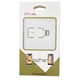 Перехідник OTG USB 2.0 AF - Lightning Apple, білий, RTL