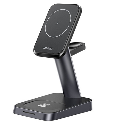 Безпровідний Зарядний пристрій Acefast E3, Desktop 3 in 1, Black
